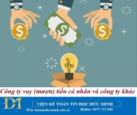 Công ty vay (mượn) tiền cá nhân và công ty khác – Kế toán Đức Minh