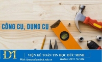Hướng dẫn hạch toán thanh lý công cụ dụng cụ - Kế toán Đức Minh.