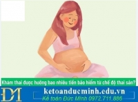 Nộp giấy khám thai cho công ty thì sau bao lâu được nhận tiền bảo hiểm?