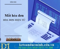 Mức Phạt Mất Hóa Đơn
