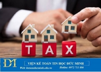 Hướng dẫn chính sách thuế đối với cá nhân cho thuê bất động sản - Kế toán Đức Minh.