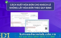Xuất hóa đơn cho khách hàng cá nhân không lấy hóa đơn như thế nào?