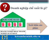 Bạn biết gì về doanh nghiệp chế xuất? Kế toán Đức Minh