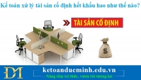 Kế toán xử lý tài sản cố định hết khấu hao như thế nào? – Kế toán Đức Minh