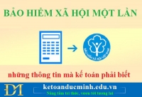 Tất cả những thông tin về bảo hiểm xã hội một lần mà kế toán cần phải biết