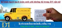 Kế toán hạch toán cước phí đường bộ trong DN vận tải – KTĐM