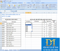 Cách tạo danh sách xổ xuống (Drop-down list) để chọn trong excel cùng Đức Minh