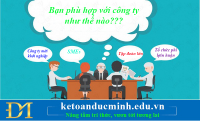 Bạn phù hợp với công ty như thế nào?- Kế toán Đức Minh