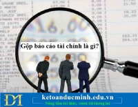 Gộp báo cáo tài chính là gì? Điều kiện để gộp báo cáo tài chính?- Kế toán Đức Minh