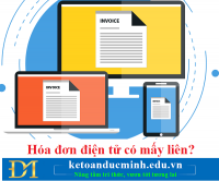 Hóa đơn điện tử có mấy liên? Khác gì với “liên” của hóa đơn giấy? Kế toán Đức Minh.