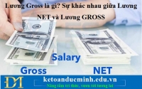 Lương Gross là gì? Sự khác nhau giữa Lương NET và Lương GROSS