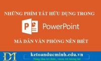 Những phím tắt hữu dụng trong PowerPoint mà dân văn phòng nên biết