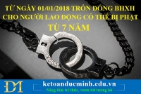 Từ ngày 01/01/2018, trốn đóng BHXH cho người lao động có thể bị phạt tù tới 7 năm