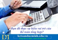 Bạn đã thực sự hiểu vai trò của Kế toán tổng hợp hay chưa? Kế toán Đức Minh.